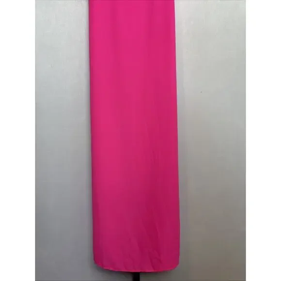 NEW Superdown Addison Maxi Dress Women's Small Pink Square Neck Spaghetti Straps